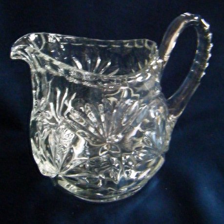 Victorian English Glass Pitcher