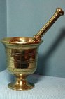 C18th Apothecary/Religious Pestle and Mortar of Goblet Form