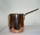 Victorian Copper and Steel Milk Pan