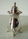 Silver Pepperette with Padded Feet - Hallmarked Birmingham 1924