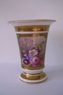 Staffordshire Porcelain Hand Painted Spill Vase - Georgian Period