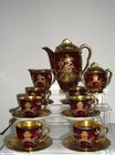 Rouge Royale Carlton Ware Coffee Service