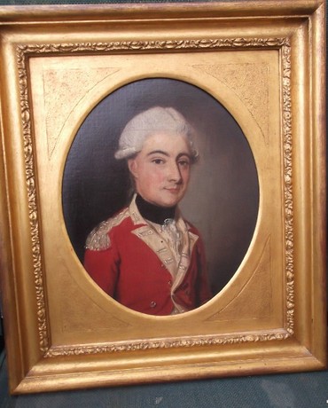 18th C portrait of an Officer