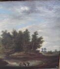 18th C oil on canvas, landscape