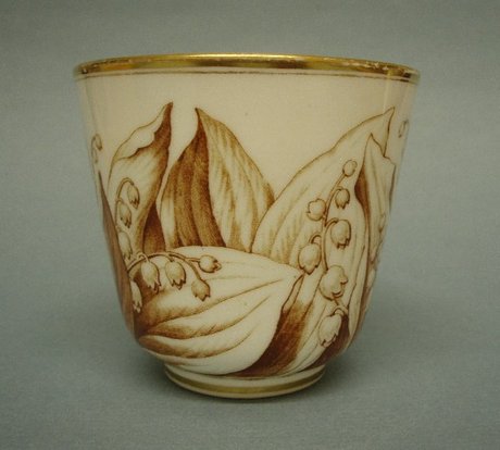 An Early Victorian Coffee Cup and Saucer