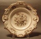 A Minton Shaped and Moulded Dessert Plate