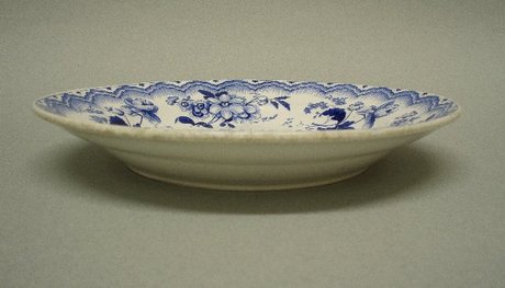 A Fine Blue and White Pearlware Dish