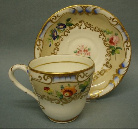 A Striking Victorian Cup and Saucer