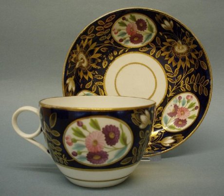 A Machin Bute Shape Tea Cup and Saucer