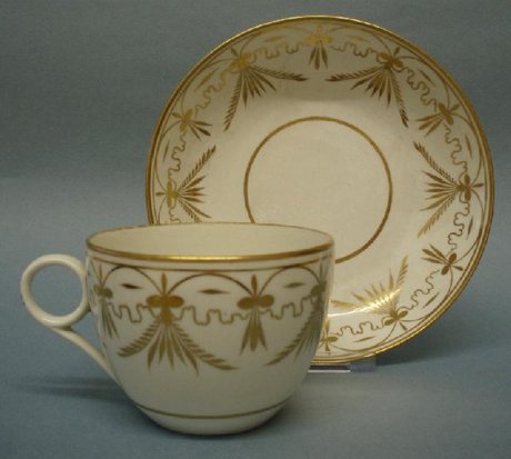 A Machin Bute Shape Tea Cup and Saucer