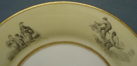 A Worcester Flight, Barr and Barr Plate
