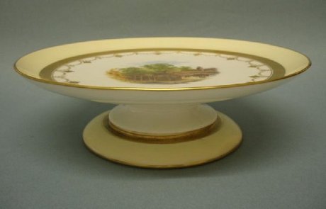 A Finely Painted Minton Comport