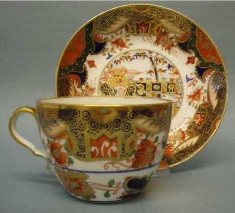 A Spode Bute Shape Cup and Saucer