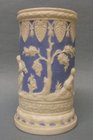 A Tinted, Parian Ware Spill Vase