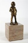 1920's Bronze 'Girl In Trouser Suit' by Bruno Zach