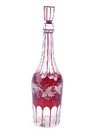 Red Glass Decanter