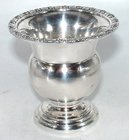Sterling Silver Posy Vase or Cocktail Stick Holder
