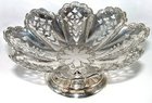 Pierced Silver Footed Dish. Makers   Henry Atkin.
