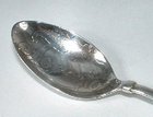 Canadian Silver Beaver Maple-Leaf Tennis Spoon