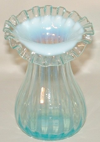 Blue Vaseline Vase