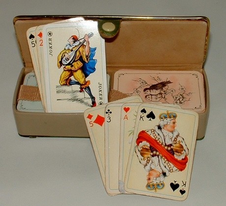 Boxed set of German Patience Cards