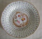 English Porcelain Mufifn Dish Stand & Cover C1830