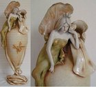 Art Nouveau jugendstil  the iris vase by stellmacher C1898-1900