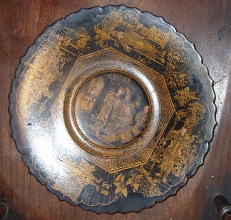 19th Century Chinese Papier Mache Plate