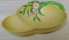 Carlton Ware Embossed Primula Floral Hand Painted Basket Weave Bowl