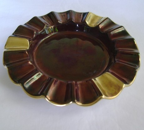 Carlton Ware Rouge Royale Gold Gilded Ash Tray