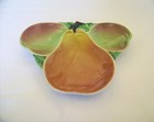 Carlton Ware Pear And Apple Fruit Series Three Section Hors D'oeuvres Dish