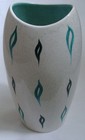 H.J. Woods Piazza Ware Modernist Freeform Vase