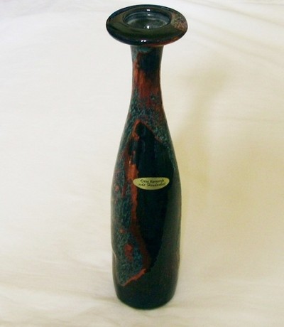 Otto Keramik West German Volcanic Lustre Glaze Vase