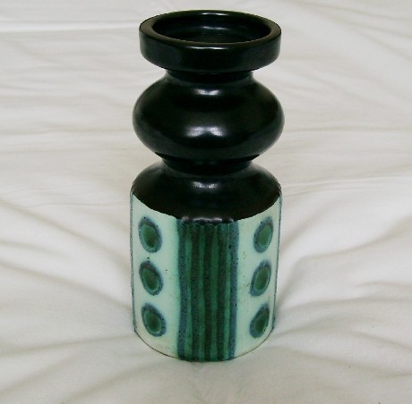 Strehla East German Modernist Pop Art Vase