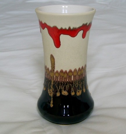 Bay Keramik 70 17 West German Modernist Pop Art Vase