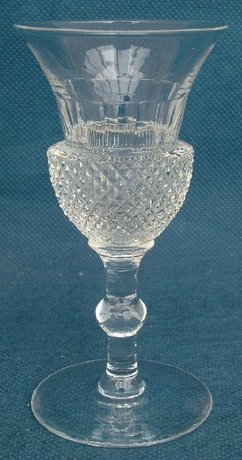 Early Victorian Thistle Shaped Sherry Glass