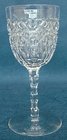 Pair of Mid Victorian Highly Cut Wine Glasses