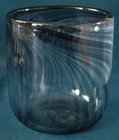 Malcolm Sutcliffe Art Glass Cylindrical Vase c.1979