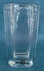 Strmbergshyttan Lead Crystal Rectangular Tapering Vase