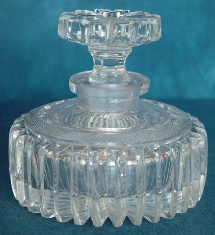 Highly Cut Lead Crystal Scent Bottle c.1830