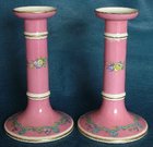 Pair of Early 20th Century Mintons Candlesticks