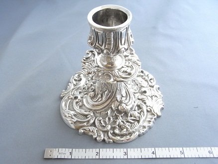 VICTORIAN SILVER CANDLESTICK