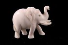 A 19th Century Chinese Ivory Miniature Baby Elephant