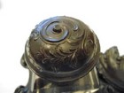Victorian solid carved ebony Inkstand