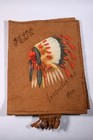 A Native American Leather Suede Book Cover