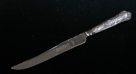 Sheffield silver Boxed Serrated Bread knife