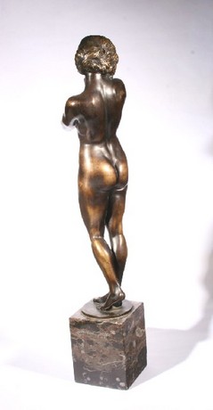 A very fine Art Deco period bronze nude by Rudolf Marcuse 