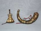 19th century Persian powder horn