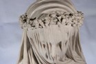 The Veiled Lady A Bonded White Marble Bust After The Antique By Raphaelle Monti