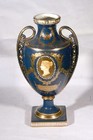 A Third quarter 19th century Russian royal blue amphora